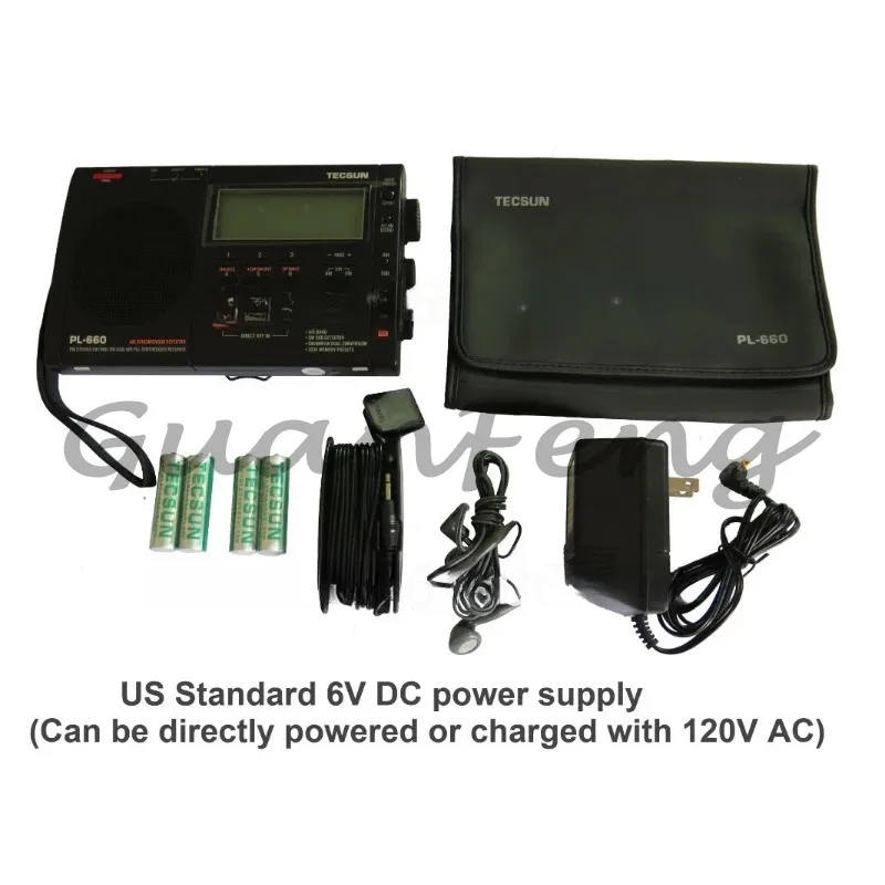TECSUN PL-660 ポータブルラジオ高品質 FM ステレオ MW/LW/短波 SSB
