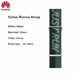 Premium Calf Leather & Silicone Sport Watch Strap - 20mm, Women's Collection for GT3pro 43mm (Nylon Green)