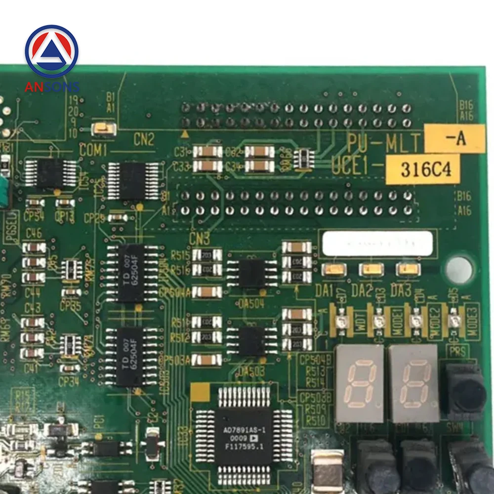 PU-MLT-A UCE1-316C7 I/O-MLT-A IO/PU CV180 CV190 도시바 엘리베이터 메인 PCB 보드 메인 보드 Ansons 엘리베이터 예비 부품