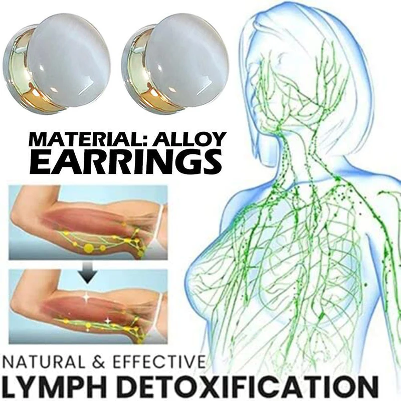 2pcsNonPiercingLymphaticDrainageAcupressureEarringsWomen