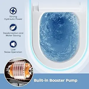 built-in booster pump