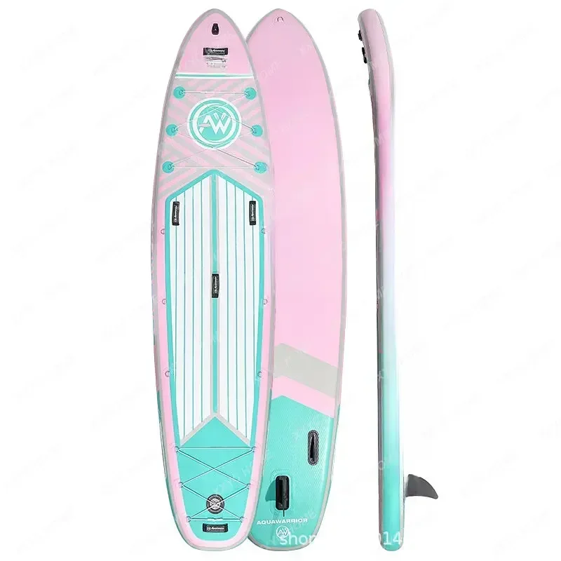 Inflatable Paddle Surfboard Adult Station Riser Novice Pulp Board Girl Pink Yoga Paddle Board Paddleboard