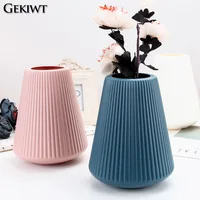 Nordic Creative Vase Large Minimalist Home Decor Flower Vases for Plastic Vase Flower Arrangement Container Flower Decoration 1