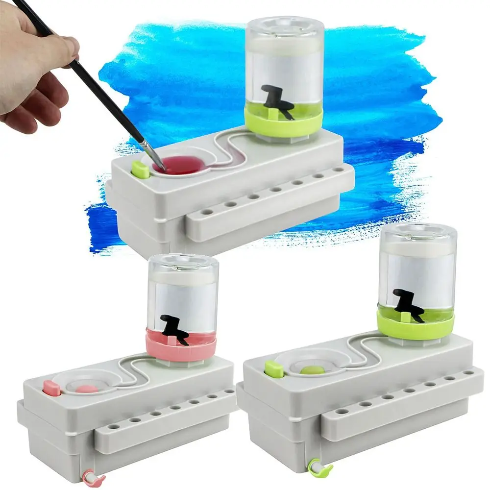 Electric Paint Brush Cleaner Rinse Cup USB Cleaning Washer Rinser Multifunctional Paint Brush Cleaning Tool For Acrylic