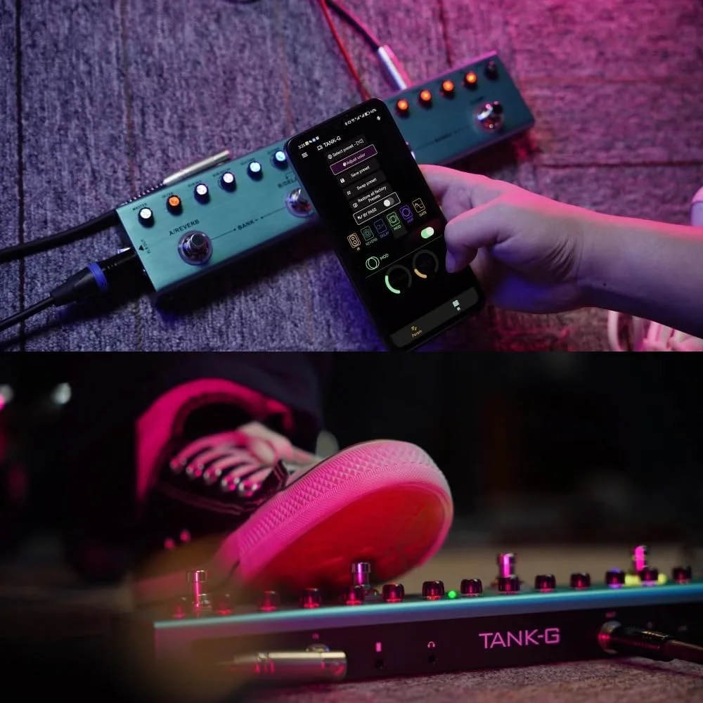 税込】M-VAVE Yuimer TANK-G ギターマルチエフェクターペダル 充電式