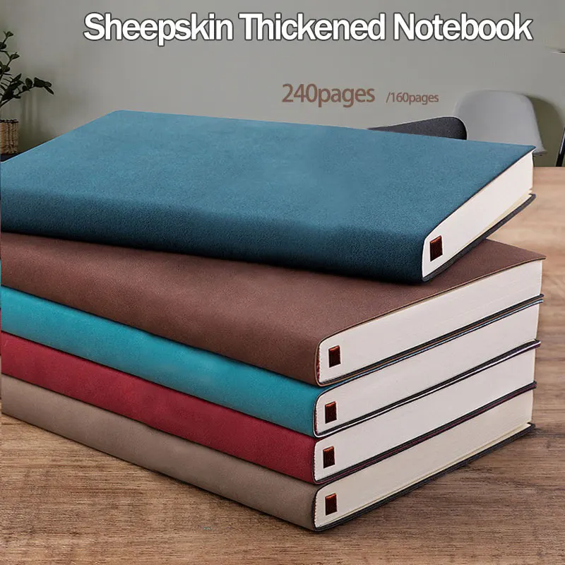 Thickened-A5-A6-Business-Pu-Notepad-Sheepskin-Student-Notebook-Lined ...