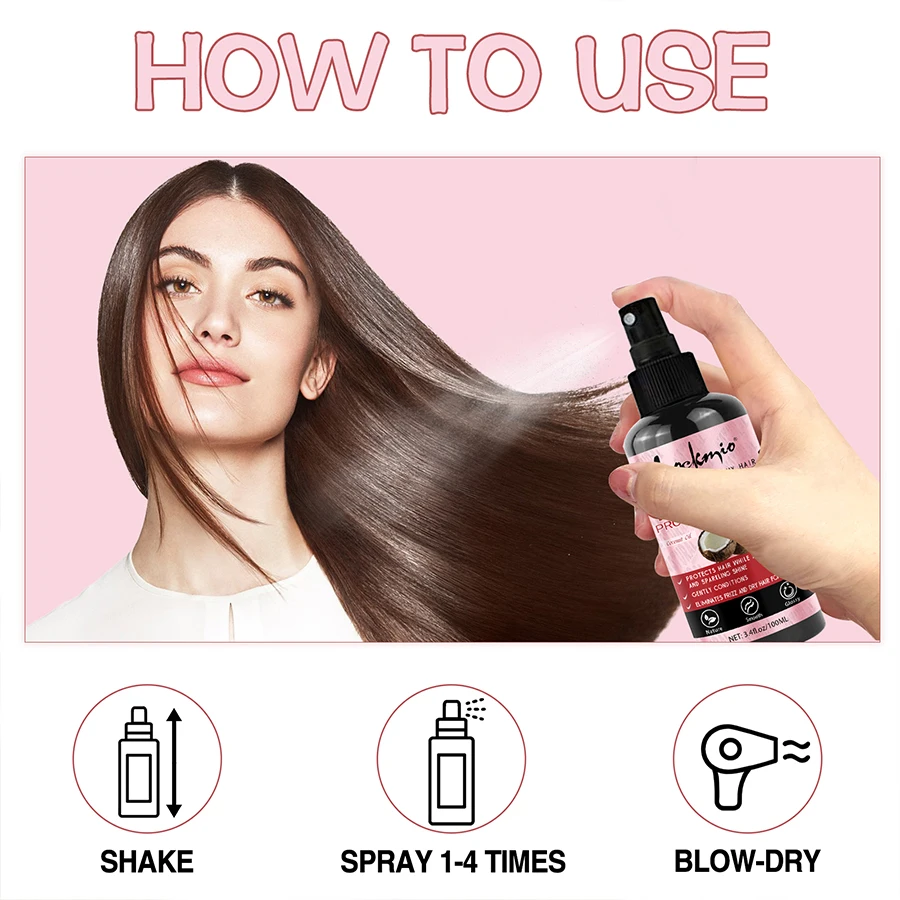Women's Thermal Protection Spray for Hair 6