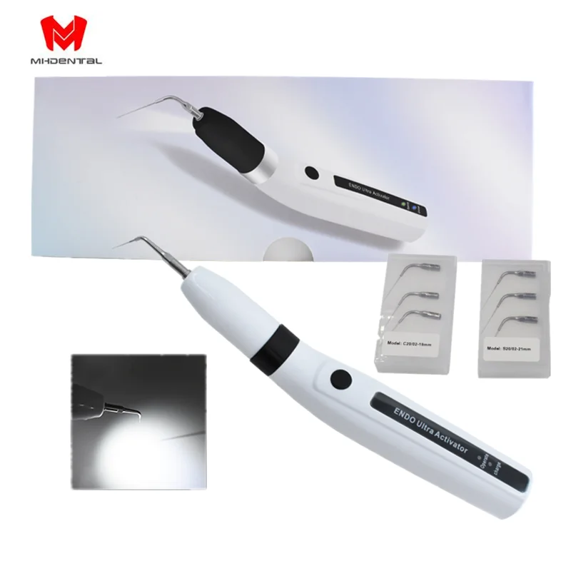 Dental Instrument Irrigator Wireless Ultrasonic Activator With Led