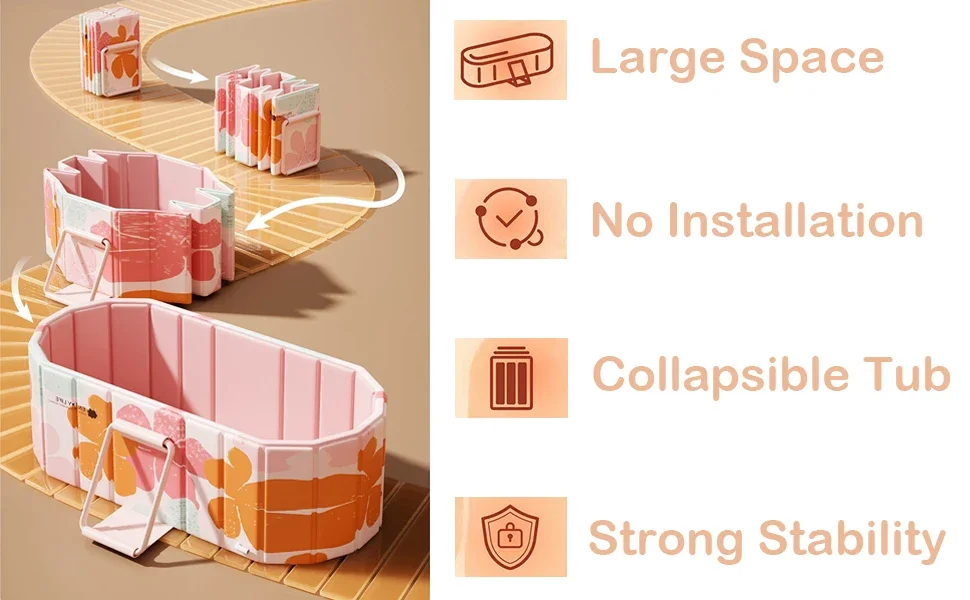 collapsible bathtub