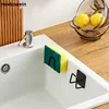 Kitchen Stainless Steel Sink Sponges Holder Self Adhesive Drain Drying Rack Kitchen Wall Hooks Accessories Storage Organizer 5