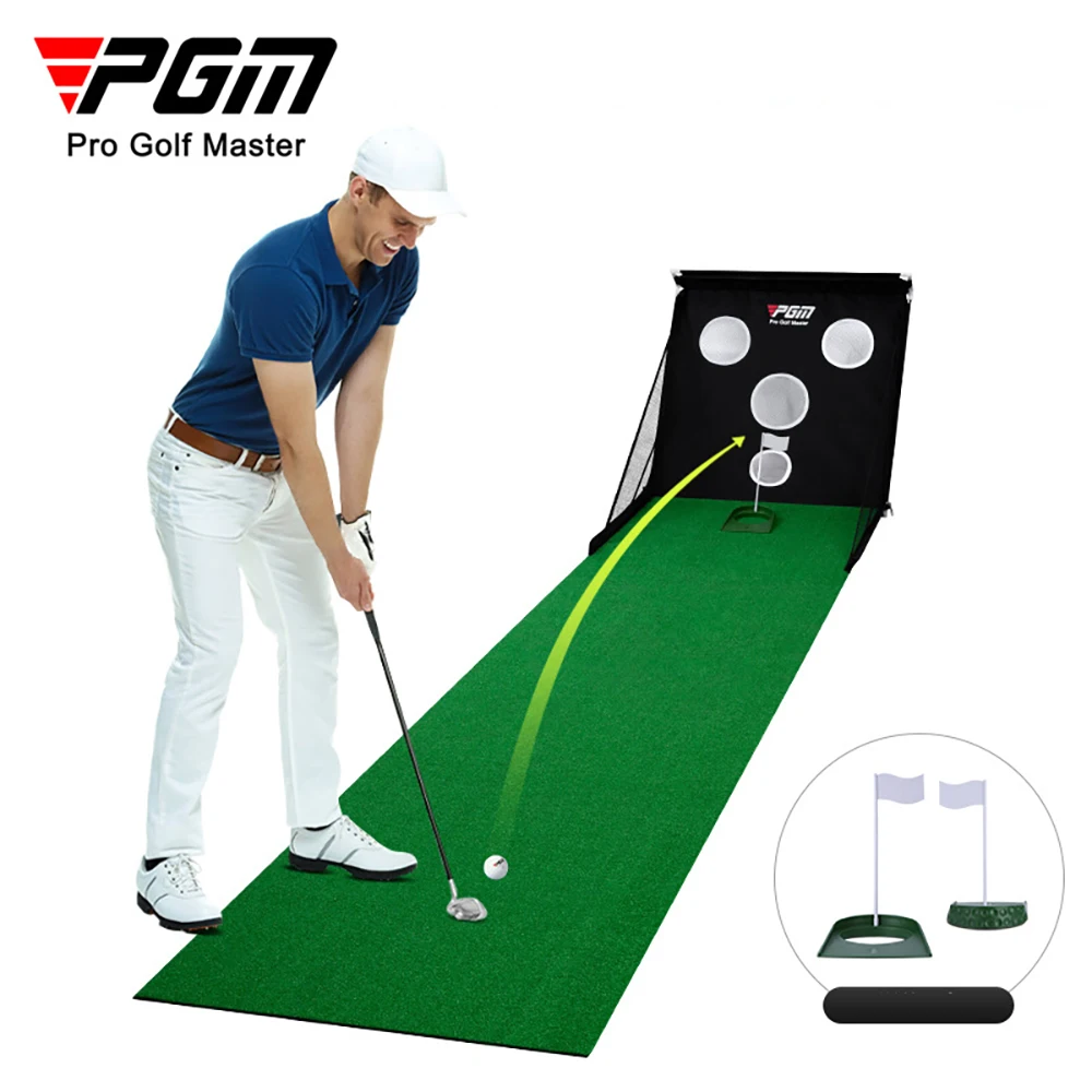 

PGM Golf Multifunctionele Putter Chip Sporter Multifunction Exerciser Cutting Putting Practice Nets Met Draagbare Oefennet TL033