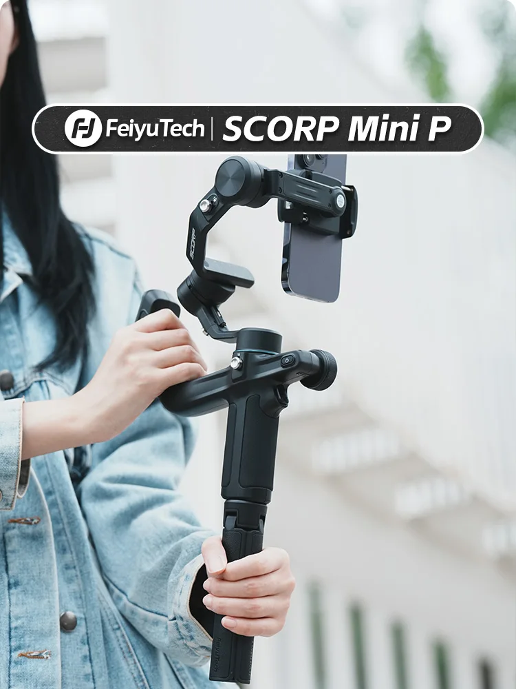 FeiyuTech SCORP MINI-P Smartphone Cell Phone Gimbal Stabilizer 3-Axis Handheld for iPhone Huawei Samsung Feiyu Tech camera gimbal stabilizer