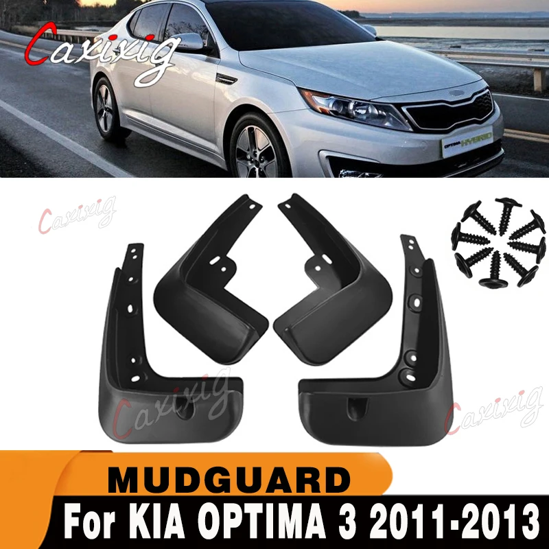 4pcsCarMudFlapsForKiaOptima320112013sxFrontRearFender
