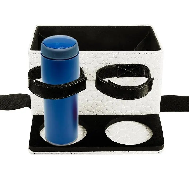 

Автомобильный подлокотник, подстаканник, ящик для хранения в автомобиле с нескользящим крепежным ремешком, не легко доставить до самосвала, для грузовиков и телефонов