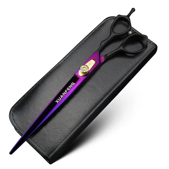 XUANFENG 8-inch Hair Cutting Scissors JP440C Steel Barber Scissors, Suitable for Pets 1