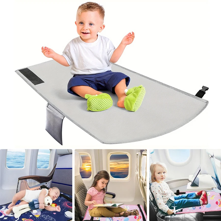 Lit Voyage Enfant Avion Repose-pieds Avion Enfant - Hamac Portable - Lit Voyage Bébé Repose Pied Avion