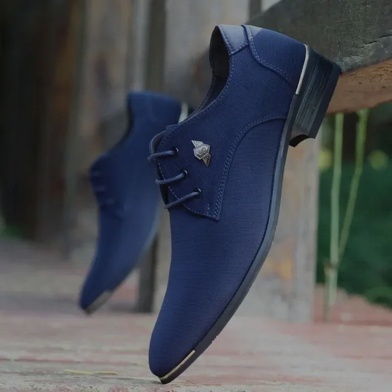 Leather Shoes Men Dress Spring Summer Fashion Office Comfy Business Formal Loafers