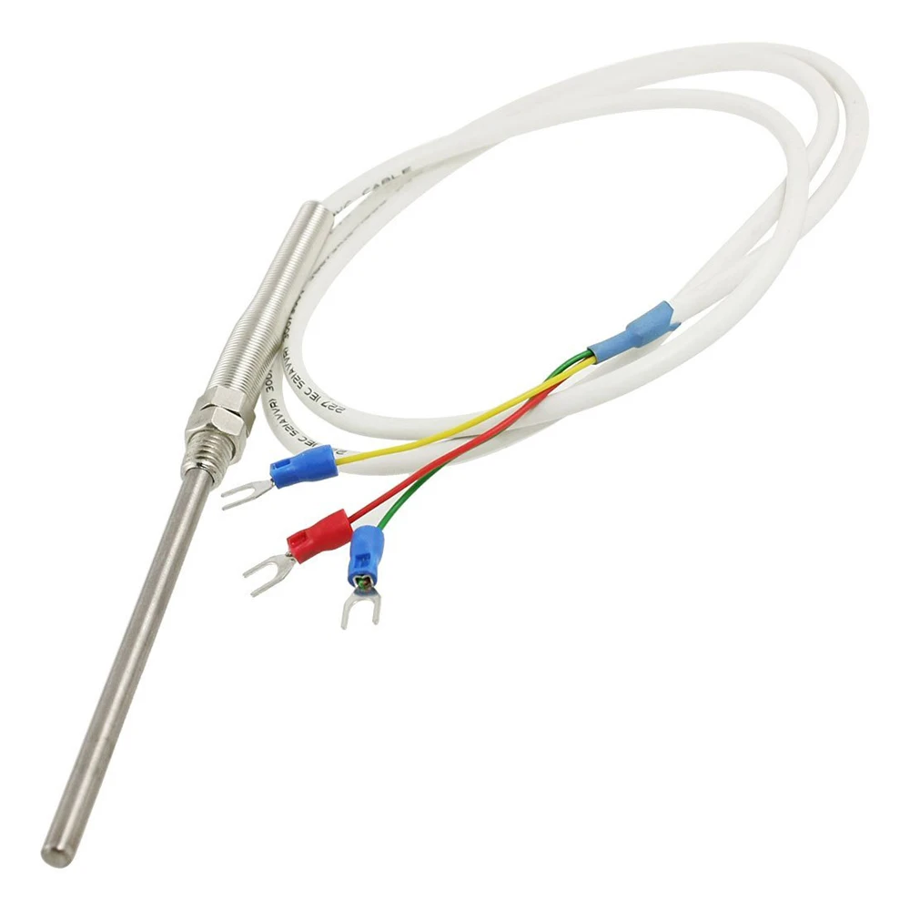 

PT100 Sensor Temperature Control Thermocouple Probe 1M 3.3ft