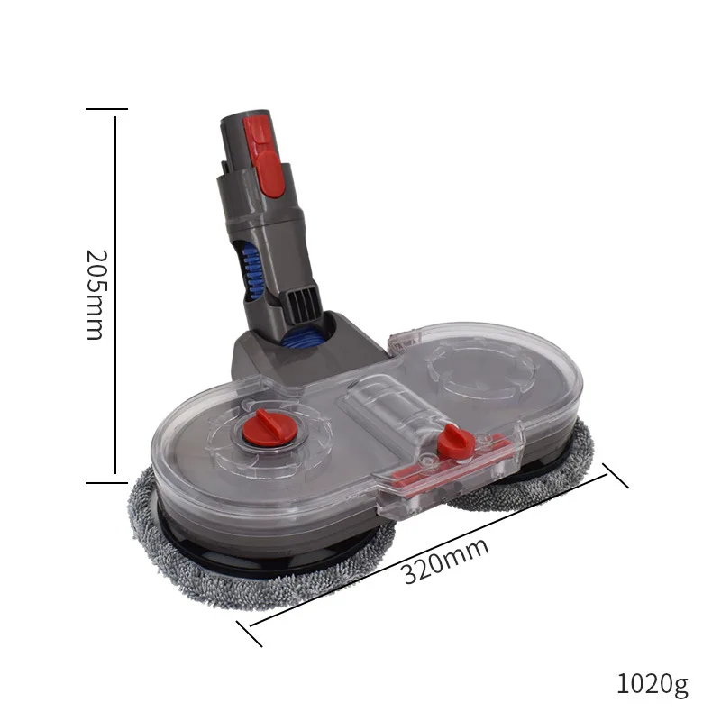 Elektrischer Wischaufsatz für Dyson V7 V8 V10 V11 V12 V15 Staubsauger inklusive abnehmbarem Wassertank und Wischpads – Detail 1