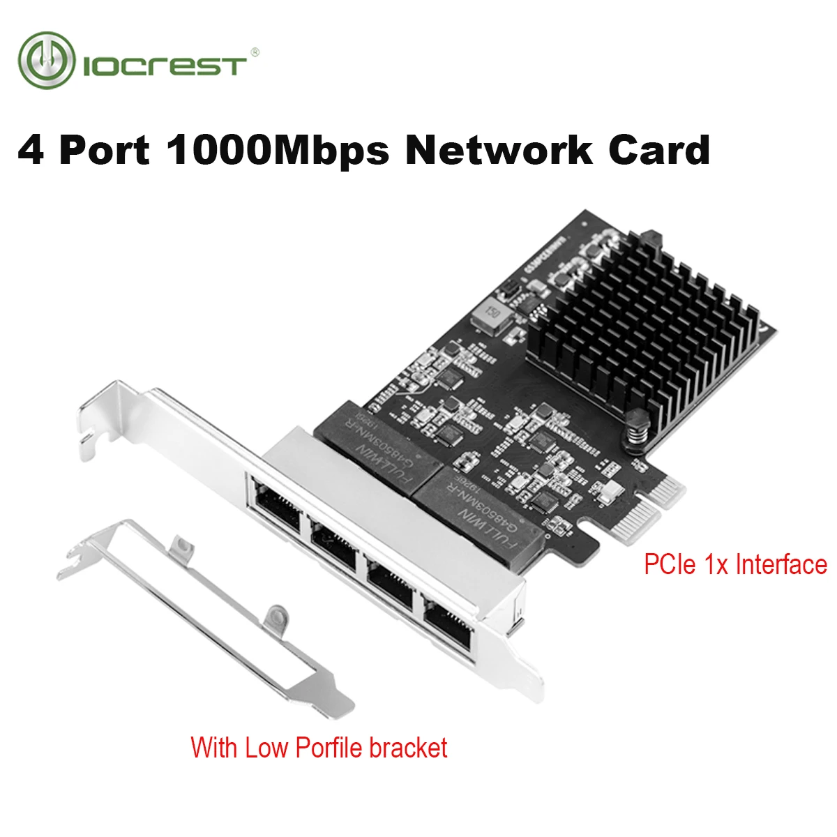 1000Mbps Network Adapter with 1 Port 2 Port 4 Port PCIe/ Mini PCIe/ M.2 B+M  Key 1G Ethernet RJ45 LAN Controller RTL8111h Chip