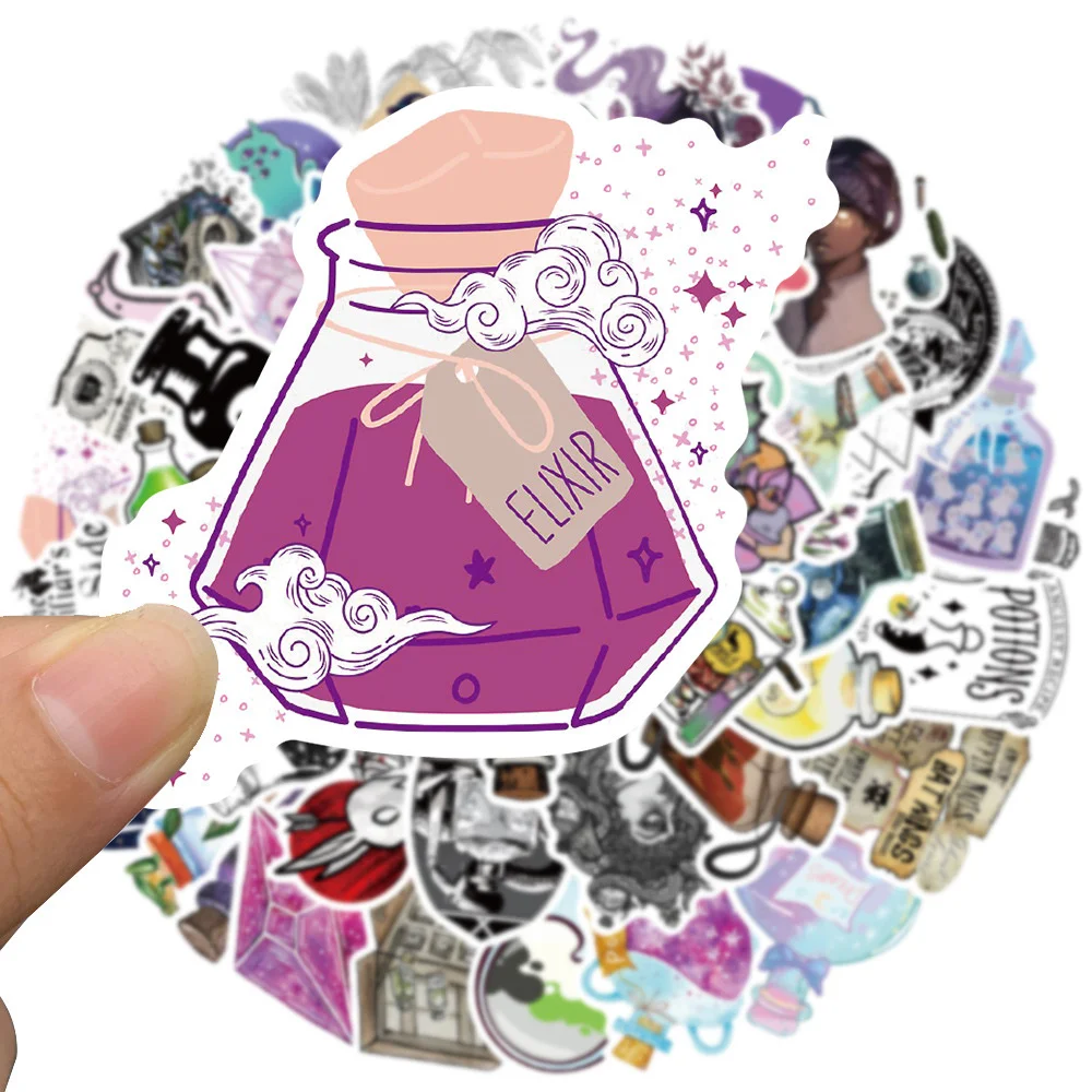 10/30/50pcs Magic Witch Apothecary Pharmacist Cartoon Graffiti Stickers Laptop Skateboard Motorcycle Bike Car Cool Sticker Decal apothecary мыло для рук 375 ml