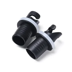 Inflatable Boat and Kayak Air Valve Adapter with Foot Pump Hose Connector (2pcs)