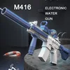 Electric Water Gun M416 Shooting Toy 280ML Shoot Beach Outdoor Fun Toy Children Boy Girl Adults Gift With Expanding Storage Tank 1