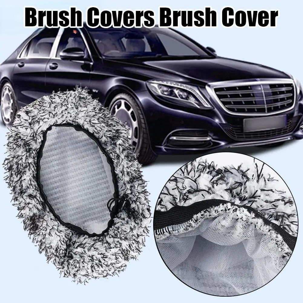 

Long Handle Water Brush Head Cover Car Wash Brush Plush Cover Brush Mop Cloth Cover Replacement