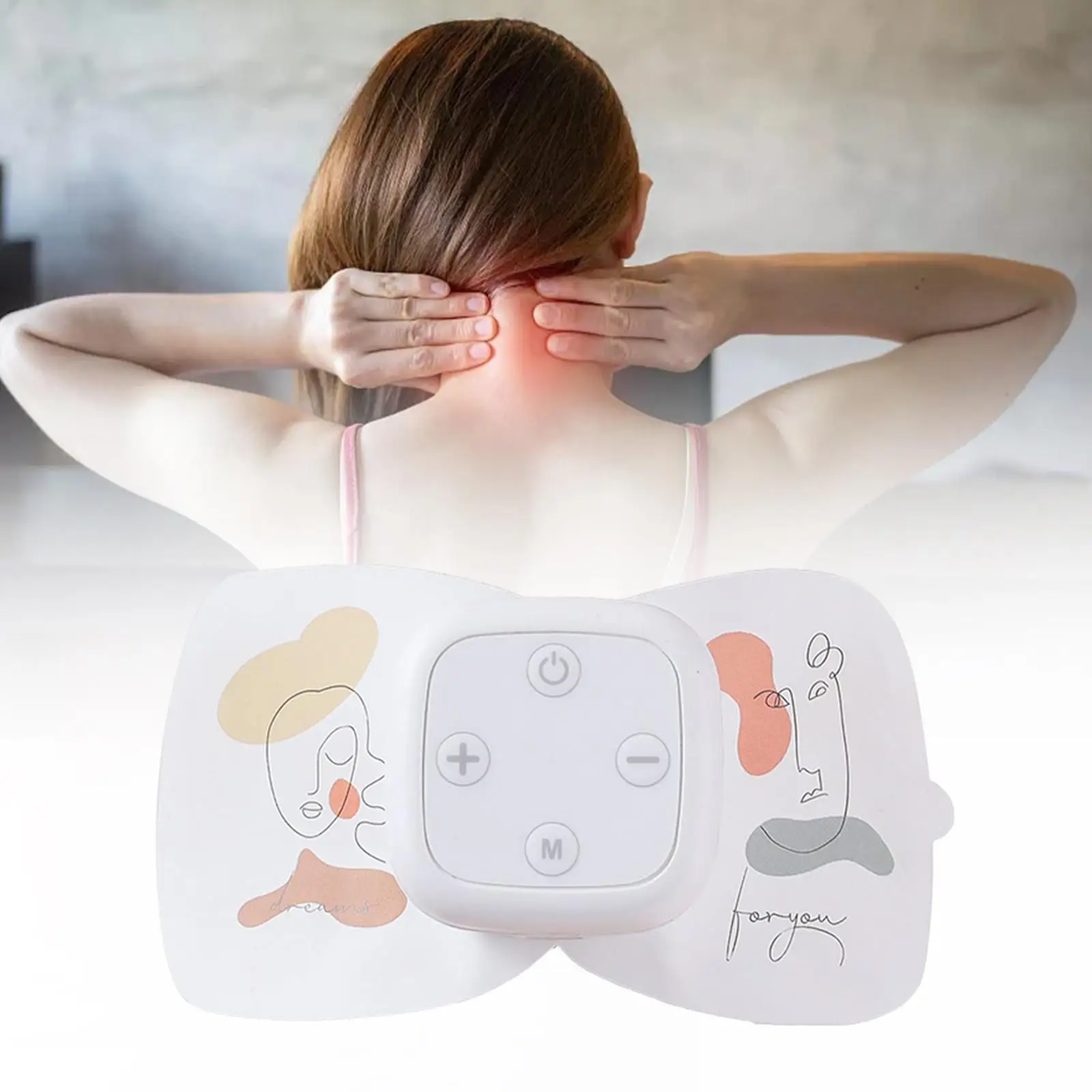 

Body Massager Patch Adjustable Cervical Massage Pad for Arm Legs Lightweight