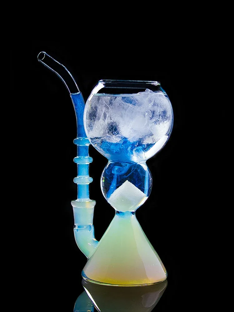 Unique Glass Cup for Cocktail, Absinthe, Milk & Hookah - Creative Multi-Use Bar Drinkware, Home Gift for Beverage Enthusiasts