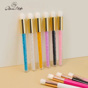 GLAMLASH Crystal Eyelash Cleaning Brush Nose Brushes Blackhead Clean Lash Mousse Brushes Lashes Extensions Cleanser Tools 1