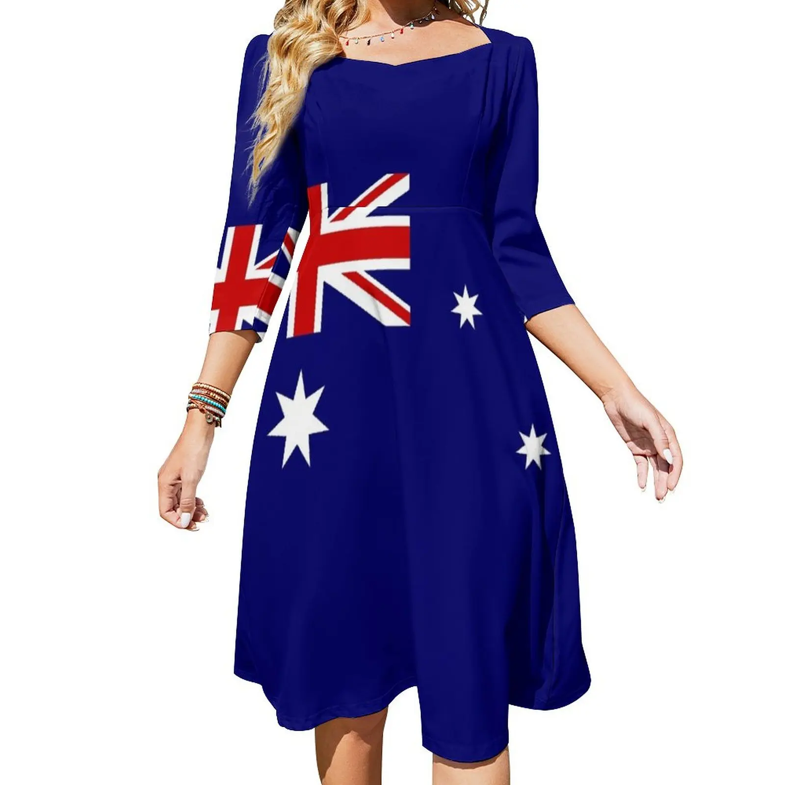 

Австралийское расклешенное платье, платья, женские летние платья 2024, женские платья