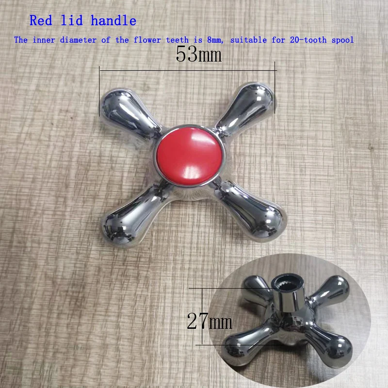 Handvat onderdelen kraan handvat kraan universele kraan handvat voor badkamer, keuken, gootsteen, accessoires bad accessoires vervanging kraan (2 stuks zilver