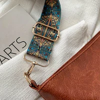 Wide Geometric Strap Shoulder Bag Large Capacity Crossbody Bags For Women,Retro Pu Leather Women’s Bag For Shopping Travel