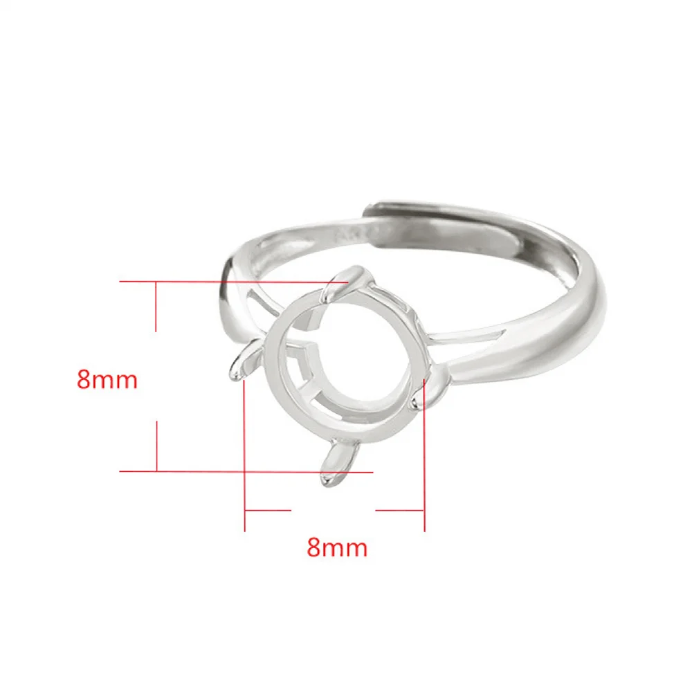 Earring Making Kit Kurtzy 80-Pack Adjustable Blank Ring Bases – Silver ...