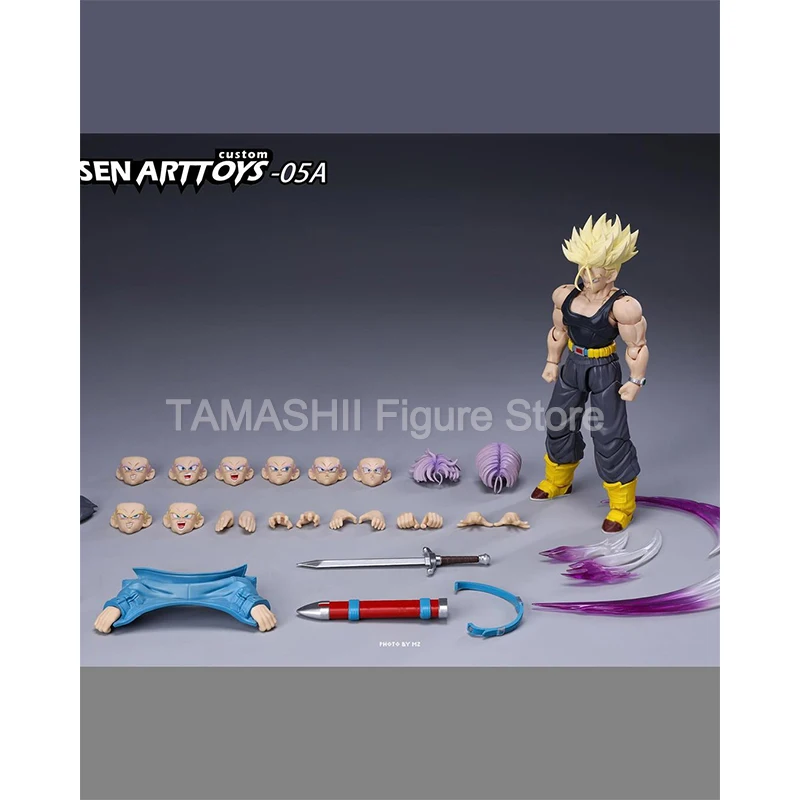 【海外限定品】トンセンアートトイズ トランクス ドラゴンボール Tonsenarttoys-ドラゴンボールShfトランクスアクセサリー,カスタム