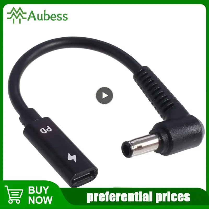 USB C 암-DC 커넥터, 유연하고 효율적인 내구성, 다목적 고속 충전, 부드러운 커플러