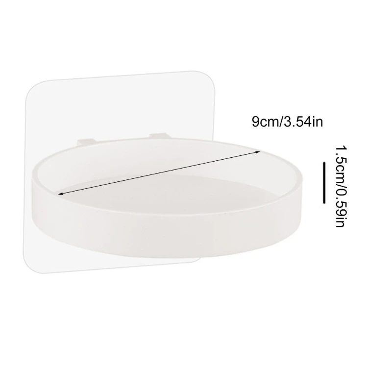 Waterproof Storage Rack Liquid Soap Dispenser Holder Wall Mount Bathroom Shelf 6