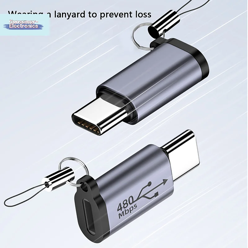 【1Pc USB-C-마이크로 USB 미니 USB 어댑터 타입-C 암-마이크로 USB 수 변환기(전화 태블릿 카메라 충전 어댑터용)】