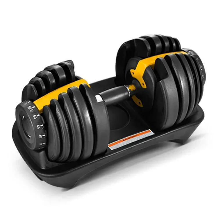 home used fitness equipment 14.5lb /6.6kg adjustable dumbbell Set with wooden handle for body building