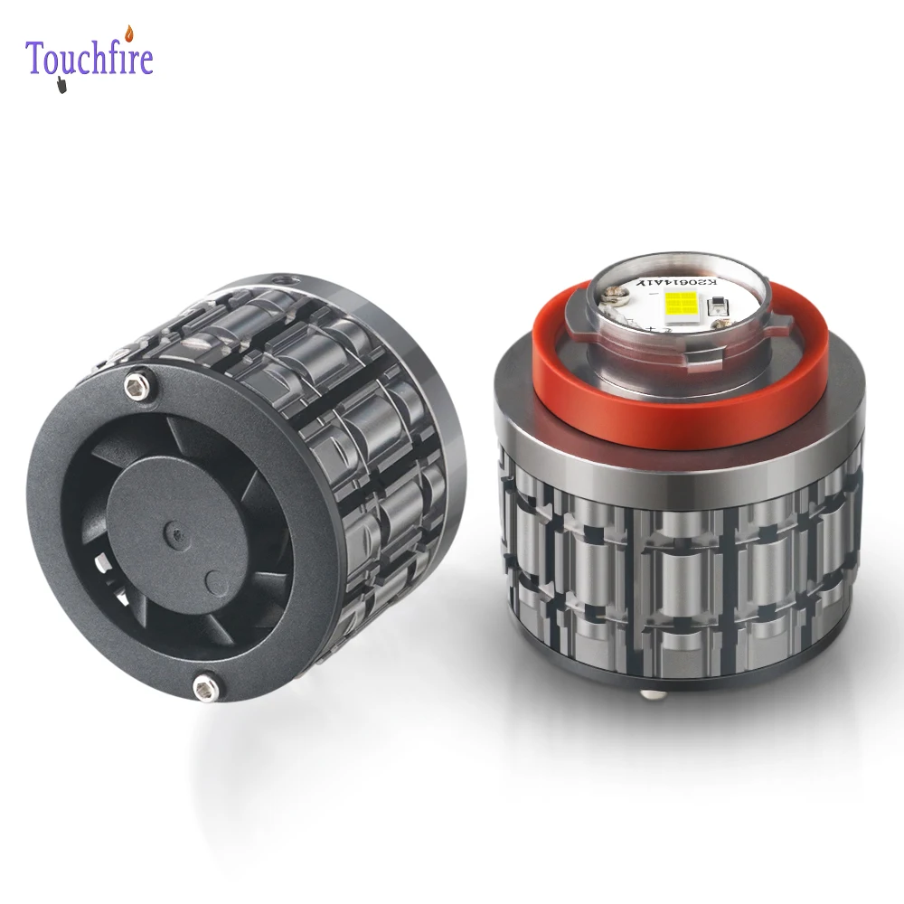 2개/로트 80W L1B LED 안개등 CSP 3570 LED 칩 고휘도 플러그 앤 플레이 6000K 화이트