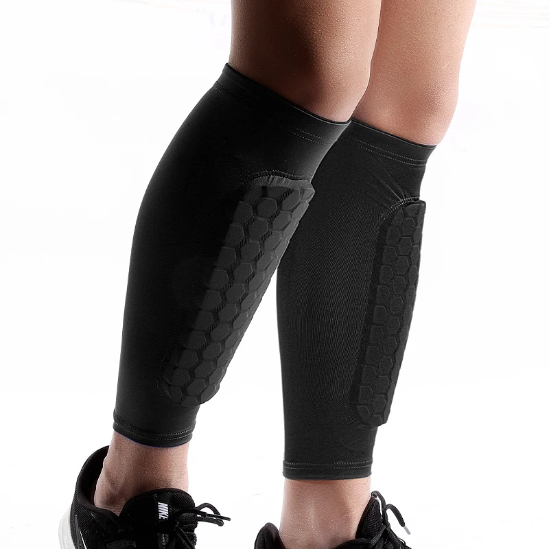Shockproof Honeycomb Nylon Leg Sleeves & Shin Guards