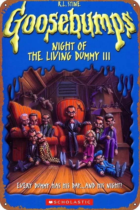 Goosebumps Poster Cute Metal Sign Gift Retro Novelty Cafe Store Garage Tin Signs