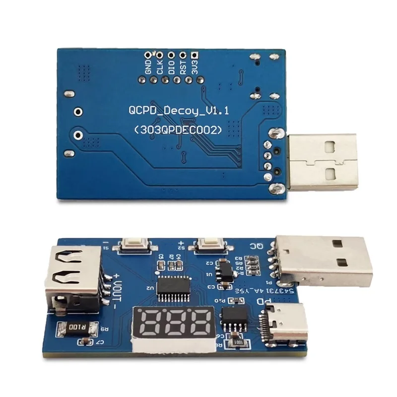 

DC3.6~20V Adjustable Voltage Aging Test Module QC2.0 QC3.0 PD3.0 decoy Board