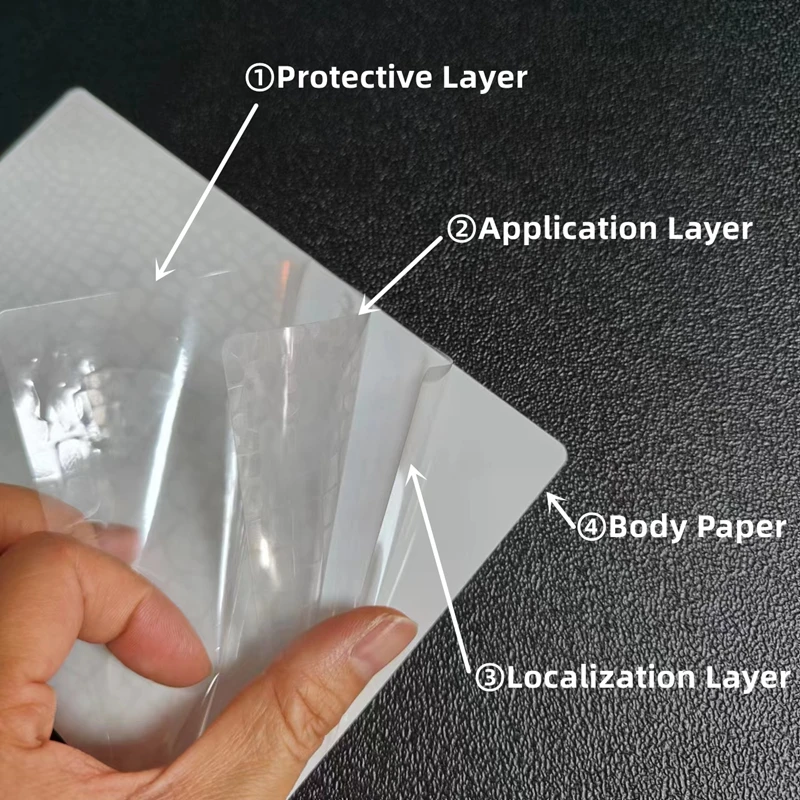 20-50pcs Alligator Back Film Sticker For Cutting Machine Crocodile Transparent Screen Protector For iPhone Decorative Back Cover