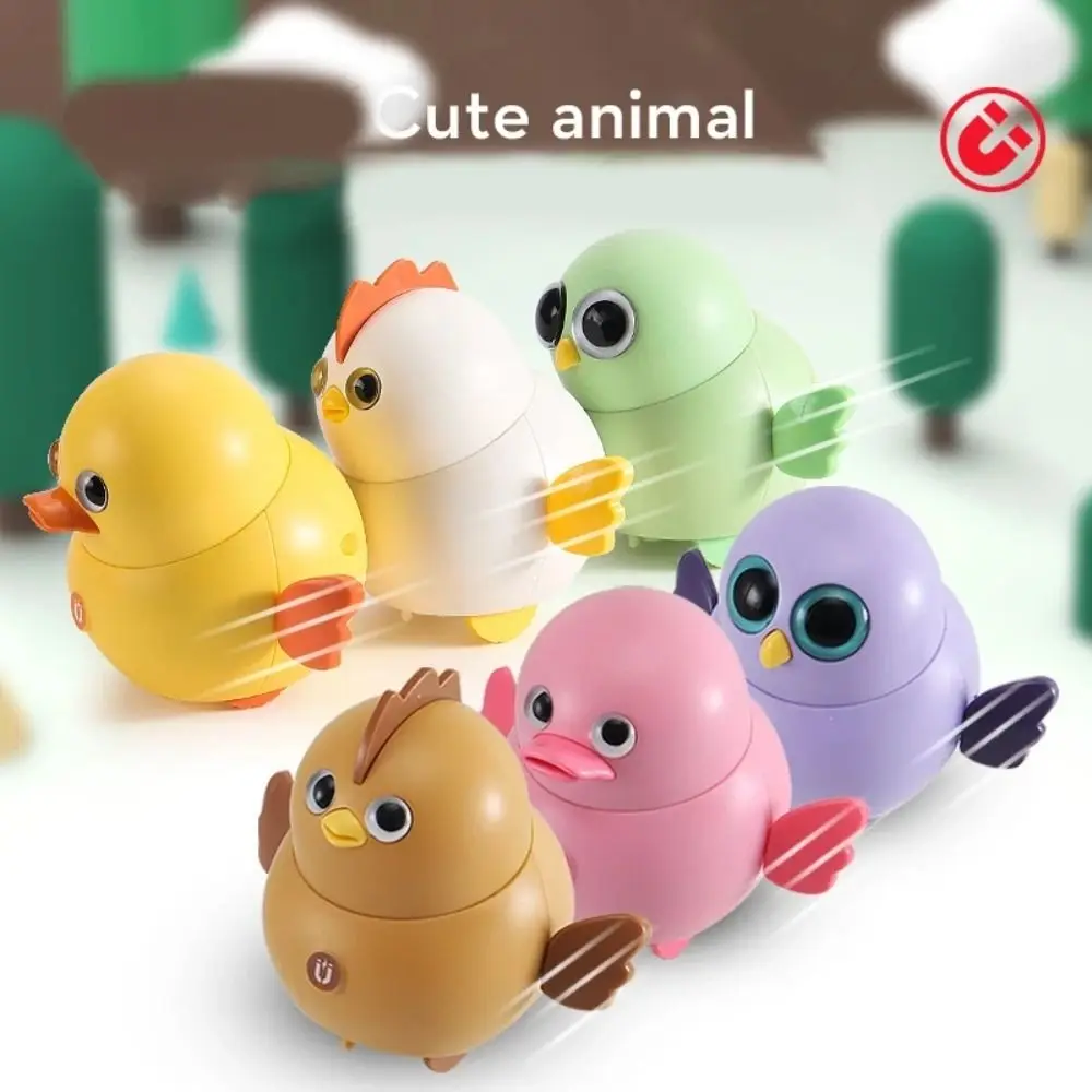 Cute Magnetic Swinging Walking Chick Toy Lightweight Duckling Owl Electric Walking Chick Toy Swinging Magnetic Toys Toddler 4