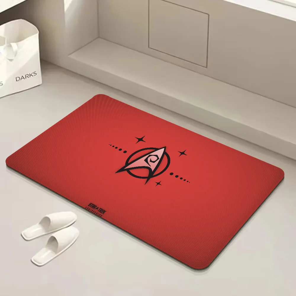 TV S-Star T-Trek Floor Mat Entrance Door Mat Washable Non-Slip Living Room Sofa Chairs Area Mat Kitchen Welcome Doormat 4
