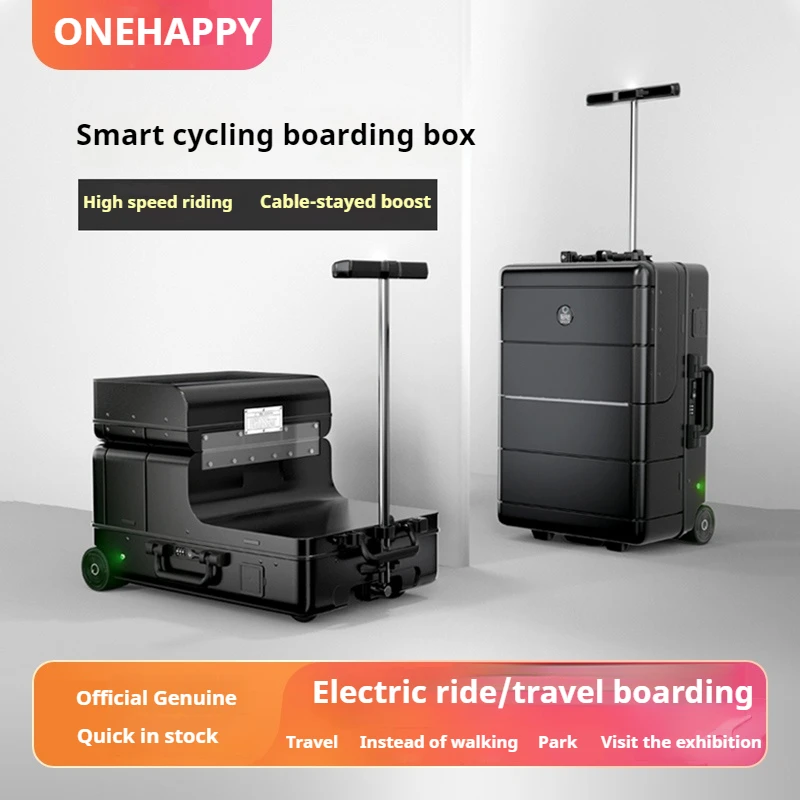 20 inch Electric Smart Riding Charging Luggage Set with luggage sets