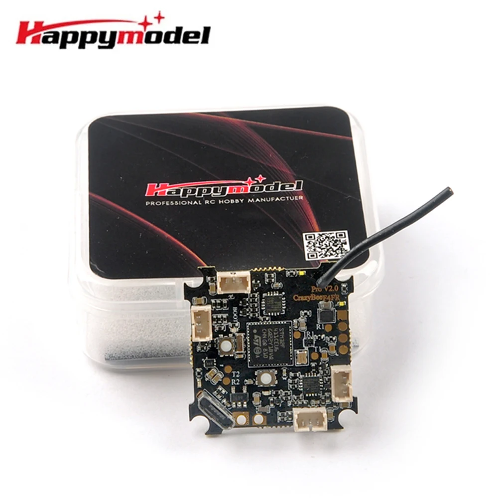 

HappyModel Crazybee F4 Pro V2.0 Flight Controller BLHELIS 5A ESC SPI Receivers for FPV Tinywhoop Cinewhoop Drone Mobula7 HD DIY