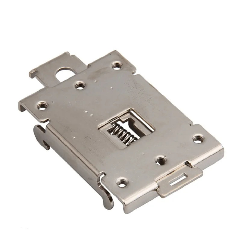 

1PCS Clamp For Single Phase SSR 10A 40DA 25DA AA DD 35MM DIN Rail Fixed Solid State Relay Clip Clamp With 2 Mounting Screws